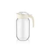 Luxplastic IRIS C-00124 Fiore üvegkancsó 1.000ml, fekete vagy elfántcsont színű