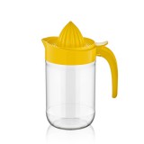 Luxplastic IRIS C-00132 Festive citromfacsaró üveg kancsóval 660ml, narancs vagy citromsárga színű (C-00132)