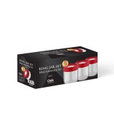 Luxplastic IRIS C-00379 Ring üveg tároló szett 3 darabos 3*425ml (C-00379)