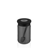 Luxplastic IRIS C-00509 Black Pearl üveg tároló kanállal 380ml