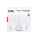 Luxplastic IRIS L-00788 Cloud akasztó 2 darabos szett, fehér vagy fekete színű