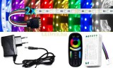 LVT 2x2m hosszú 42Wattos, 4 zónás FUT092 RF távirányítós, adapteres RGBCW LED szalag (240db 5050 SMD LED)