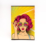 LYNX Design Style A4 kockás 87-32 iskolai tűzött füzet