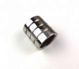 Lyon nemesfém színű karnis végzáró 19 mm-es karnisrúdra 2 db/cs.