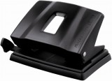 Lyukasztó, kétlyukú, 25 lap, fém, MAPED Essentials 25, fekete (IMA402411)