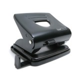 Lyukasztó, kétlyukú, 25 lap, fém, RAPESCO 825, fekete (IR1030)