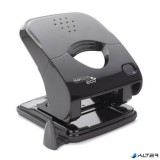 Lyukasztó, kétlyukú, 40 lap, könnyített lyukasztás, antibakteriális, RAPESCO "ECO X5", fekete