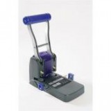 Lyukasztó, nagyteljesítményű, kétlyukú, 100 lap, RAPESCO "ECO P1100", szürke