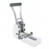 Lyukasztó, nagyteljesítményű, kétlyukú, 150 lap, RAPESCO "ECO P2200", fehér