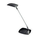 LED asztali lámpa lakk fekete 8W érintős-fényerő és színhőmérséklet szabályozható