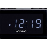 Lenco CR-525BK FM, USB, 5 W fekete órás rádió