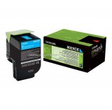 Lexmark CX510 Extra High Corporate Toner Cyan 4k (Eredeti) 80C2XCE