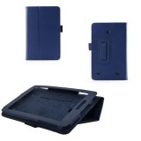 LG G Pad 7.0, bőrtok, mappa tok, kék (RS47621) - Tablet tok