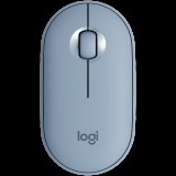 LOGITECH M350 Pebble Bluetooth Wireless Mouse - BLUE GRAY (910-005719) - Egér