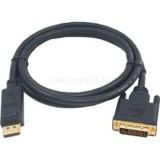 M-CAB 1M DISPLAYPORT TO DVI 24+1 M/M - GOLD - W/INTERLOCK (7003471)