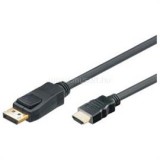 M-CAB 2M DISPLAYPORT TO HDMI CABLE M/M - GOLD - 4K (7003466)