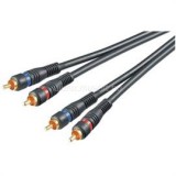 M-CAB RCA CONNECT CABLE HQ OFC BK 2.0M 2X M/M GOLD 2X SHIELDED (7200174)