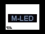 M-LED ID-16x64W (16x64 cm) BELTÉRI LED fényújság (FEHÉR)