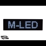 M-LED ID-16x64W (16x64 cm) BELTÉRI LED fényújság (FEHÉR)