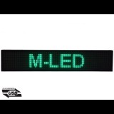 M-LED ID-16x96G (16x96 cm) BELTÉRI LED fényújság (ZÖLD)