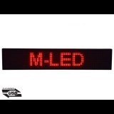 M-LED ID-16x96R (16x96 cm) BELTÉRI LED fényújság (PIROS)
