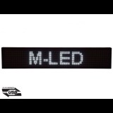 M-LED ID-16x96W (16x96 cm) BELTÉRI LED fényújság (FEHÉR)