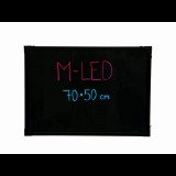 M-LED LB-70PR Írható LED reklám tábla, PRO (70x50 cm) + 1 db filc