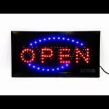 M-LED Thunder Germany LED tábla, extra erős ledekkel – NYITVA – OPEN (dupla feliratos)