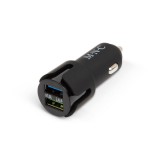 M.N.C 54931BK Szivargyújtó adapter 2x USB 2.4A Fekete