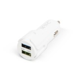 M.N.C 54931WH Szivargyújtó adapter 2x USB 2.4A Fehér