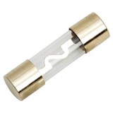 M.N.C. Biztosíték üveg aranyozott 10x37mm 80A autó hifi 05377