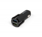 M.N.C Szivargyújtó adapter - 2 x USB - 2,1A Black 54931BK