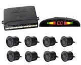 M-Tech 8 szenzoros tolatóradar LED kijelzővel