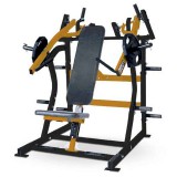 m-tech (FRE) SH-14 Izo-laterális szuper pozitív mellnyomó gép - tárcsasúlyos, sárga-fekete színben