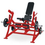 m-tech (FRE) SH-31 Lábnyújtó gép - tárcsasúlyos, piros színben, fekete üléssel