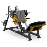 m-tech (FRE) SH-47 Hack-lábtológép (Hack-press) - tárcsasúlyos, sárga-fekete színben