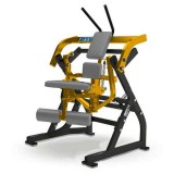 m-tech (FRE) SH-48 Hasprésgép (abdominal chrunch) - tárcsasúlyos, sárga-fekete színben