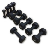 m-tech (G) X100412 Hex neoprén kézisúlyzó, 4kg, fekete