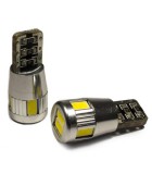 M-Tech LED dióda T10 foglalathoz 3W fehér - Exod T10x6 5630 Can-bus WL LED - párban