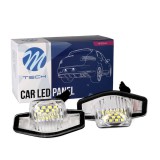 M-Tech LED rendszámtábla világítás - Honda - 2db