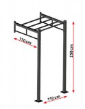 m-tech (N) John J65-C110110 crossfit állvány, funkcionális tréner, calisthenic, funkcionális, tréning keret