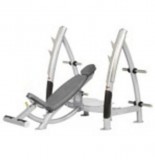 m-tech (OF) OFT702101 Olimpiai pozitív fekpad (fix) - ezüst színben, szürke kárpittal