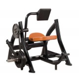 m-tech (OF) OFW7001 Tárcsasúlyos hátnyújtó gép - ezüst színben, szürke kárpittal