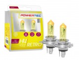 M-Tech Powertec Retro H4 DUO sárga - párban