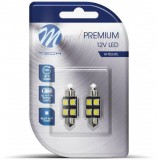 M-Tech Szofita LED 36mm 4x5050 SMD R Can-Bus fehér színű - párban