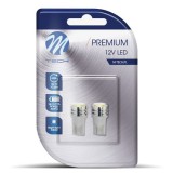 M-Tech T10 LED 0,5W fehér színű - párban