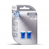 M-Tech T10 LED 4x3528 SMD fehér kék - párban