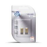 M-Tech T10 LED P 6x3528 SMD Can-Bus fehér színű - párban