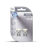 M-Tech T10 LED P 6x3528 SMD fehér színű - párban