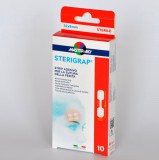 MA STERIGRAP SEBÖSSZEHÚZÓ STERIL RAGTAPASZ SEBTAPASZ 32X8MM 10X